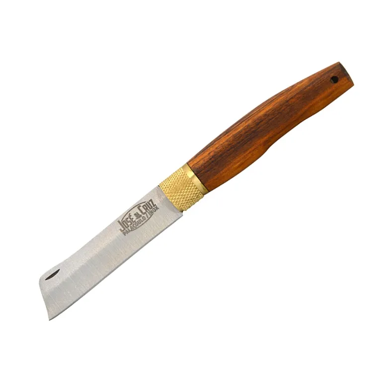 José Da Cruz Planalto Greffoir Inox – Couteau pliant 85 mm manche bois tigré