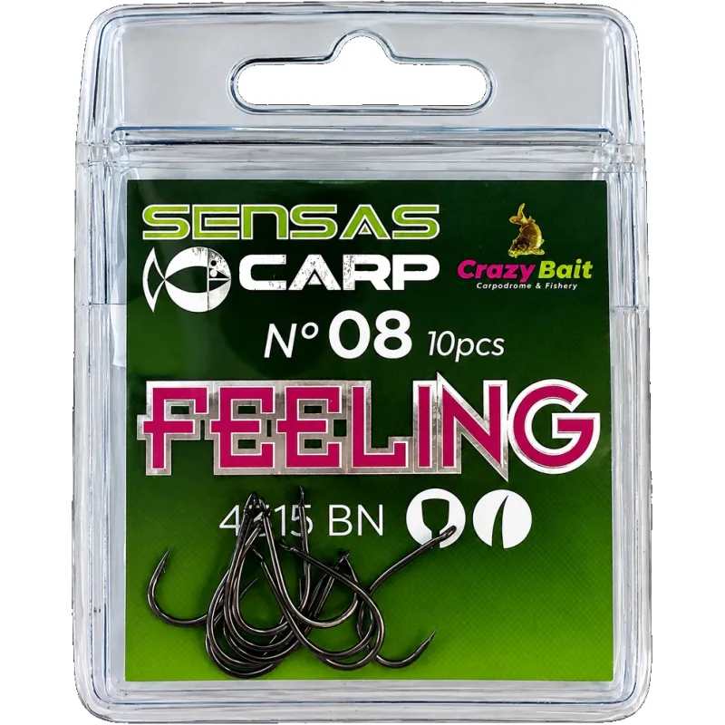Sensas Crazy Bait 4315 – Hameçon sans ardillon