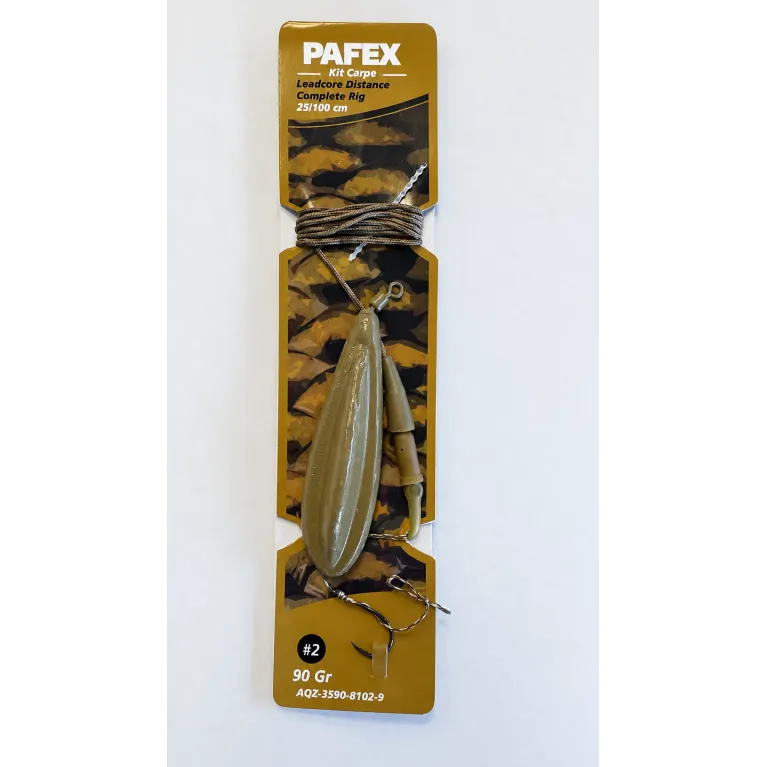 Pafex Kit Carpe H2 90 g – Montage carpe prêt à pêcher