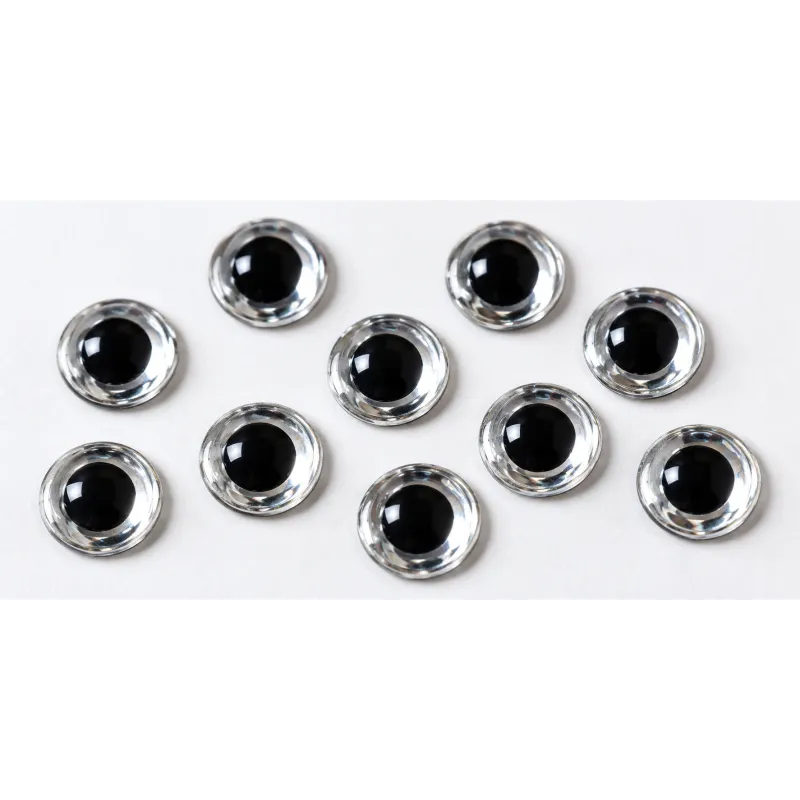 JMC Œil Relief Argent – Yeux autocollants pour leurres
