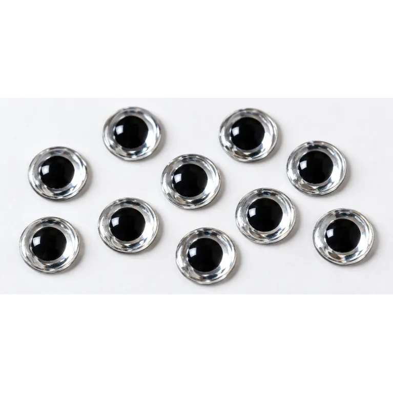 JMC Œil Relief Argent – Yeux autocollants pour leurres