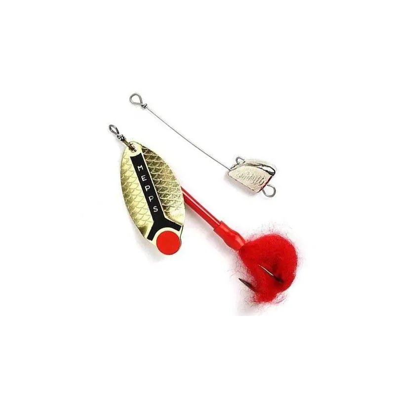Mepps Lusox Or N°2 – Cuiller brochet avec avançon 16 g