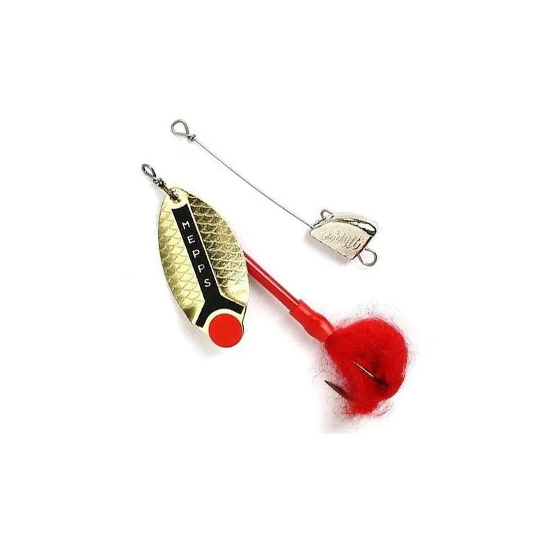 Mepps Lusox Or N°2 – Cuiller brochet avec avançon 16 g