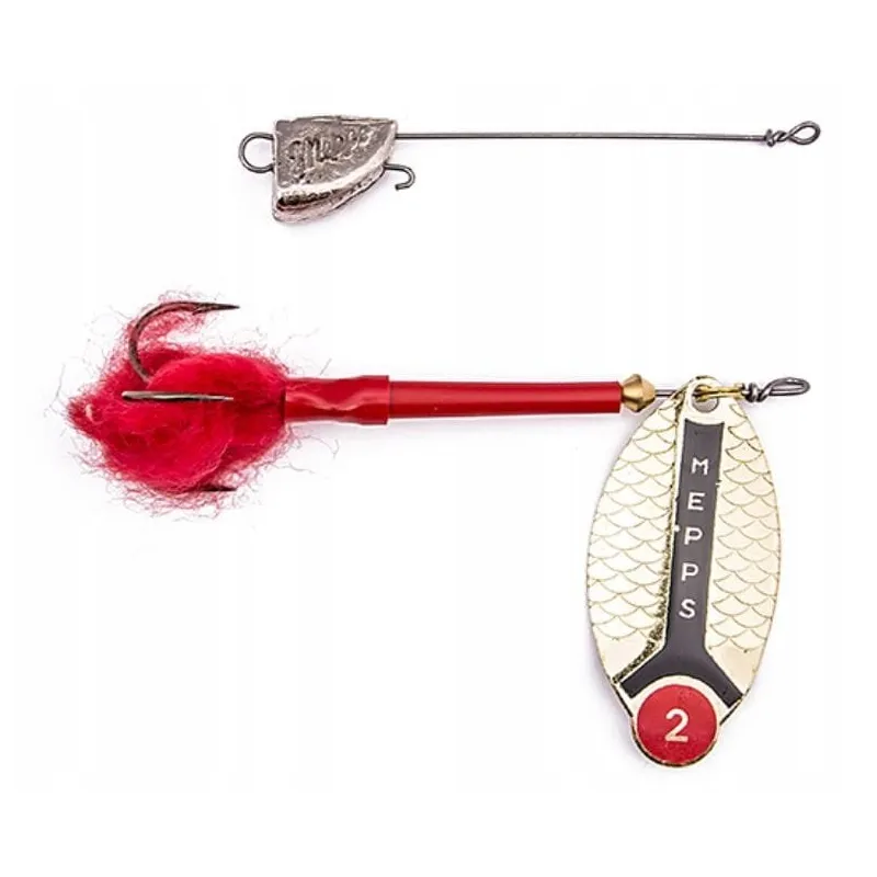 Mepps Lusox Brochet Argent – Cuiller avec avançon