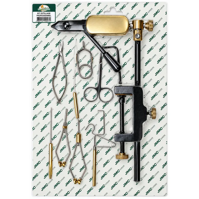 JMC Kit Outillage Professionnel – Étau et outils de montage de mouches