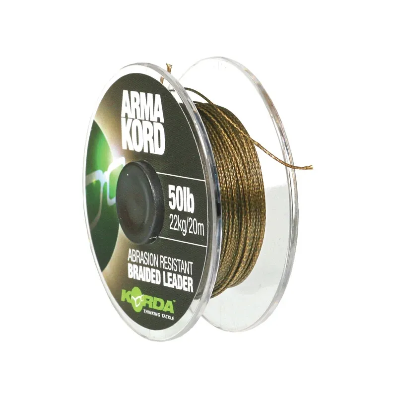 Korda Arma Kord 50 lb – Tresse tête de ligne 20 m
