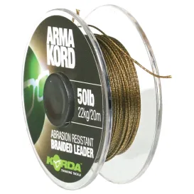 Korda Arma Kord 50 lb – Tresse tête de ligne 20 m