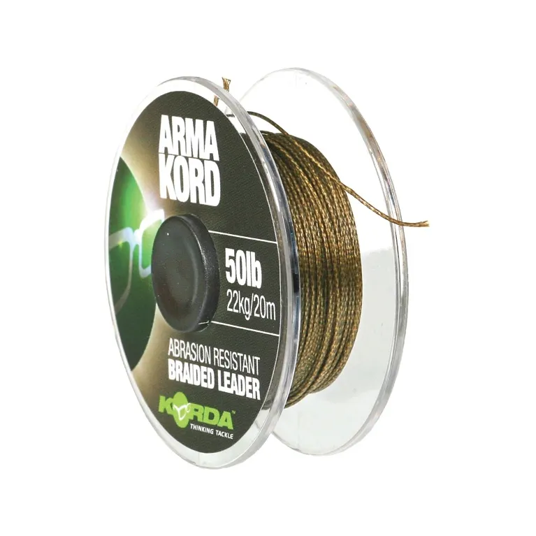 Korda Arma Kord 50 lb – Tresse tête de ligne 20 m