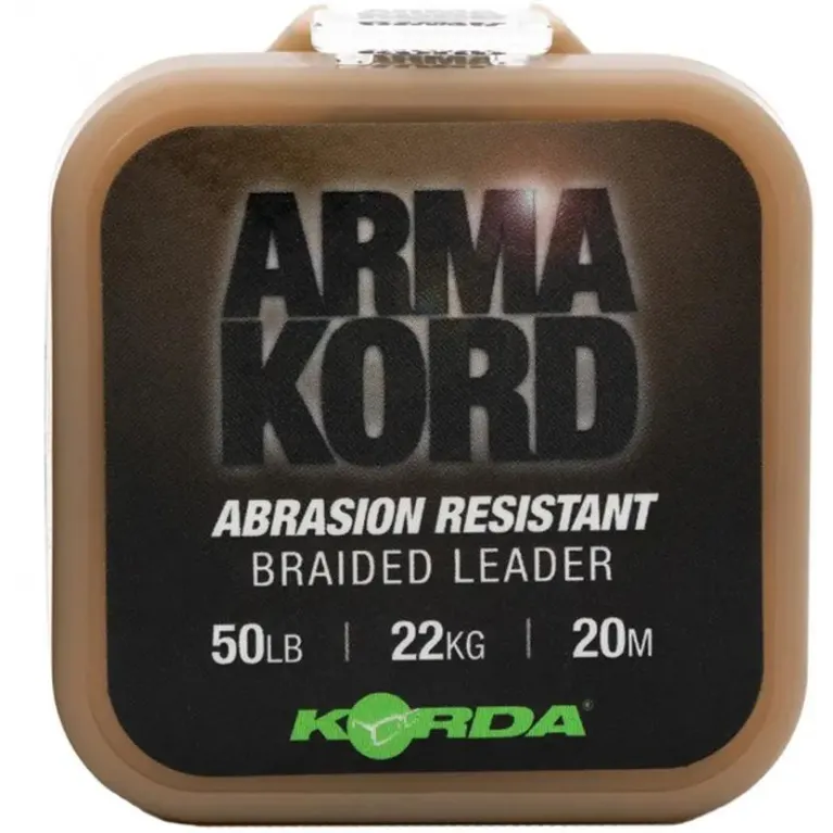 Korda Arma Kord 50 lb – Tresse tête de ligne 20 m