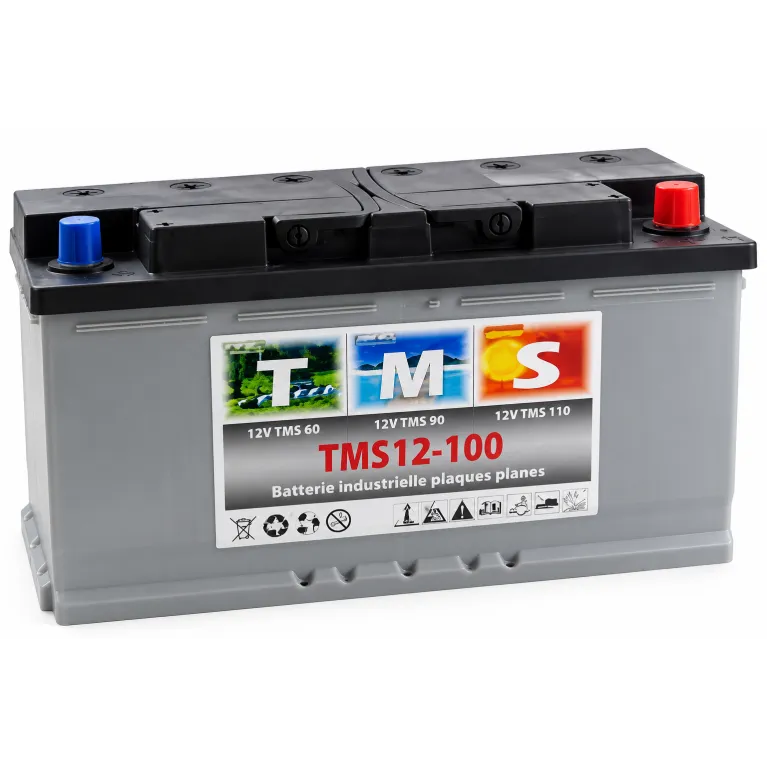 TMS Batterie Décharge Lente 12 V – 60, 90 ou 110 Ah