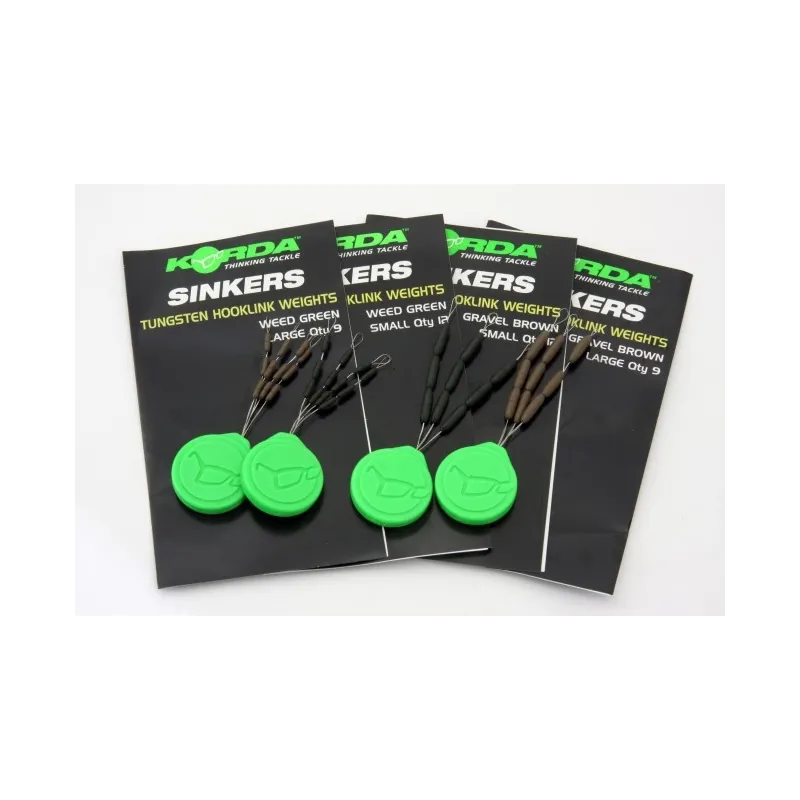 Korda Sinkers Tungsten – Lests de bas de ligne