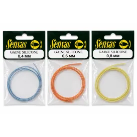 Sensas Gaine Silicone – 0,4 / 0,6 / 0,8 mm