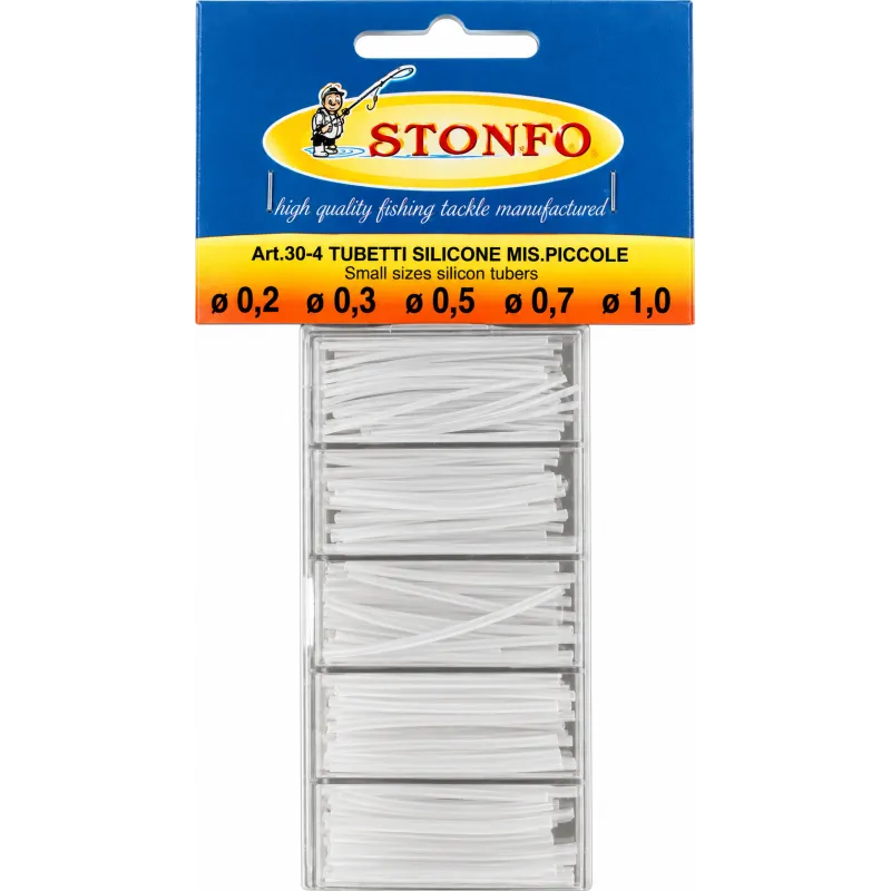 Stonfo Tube Silicone pour Flotteur – Assortiment 5 diamètres