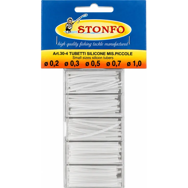 Stonfo Tube Silicone pour Flotteur – Assortiment 5 diamètres