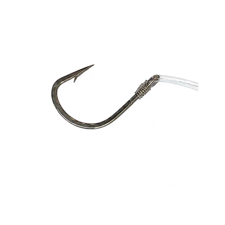 Sensas Hameçon Monté Forgé Bronze Droit – Bas de ligne 50 cm