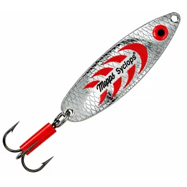 Mepps Syclops Argent Rouge – Cuiller Ondulante – 16 et 26 g