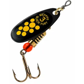 Mepps Black Fury Jaune – Cuiller Tournante Truite – N°1 et N°2 – Par 2