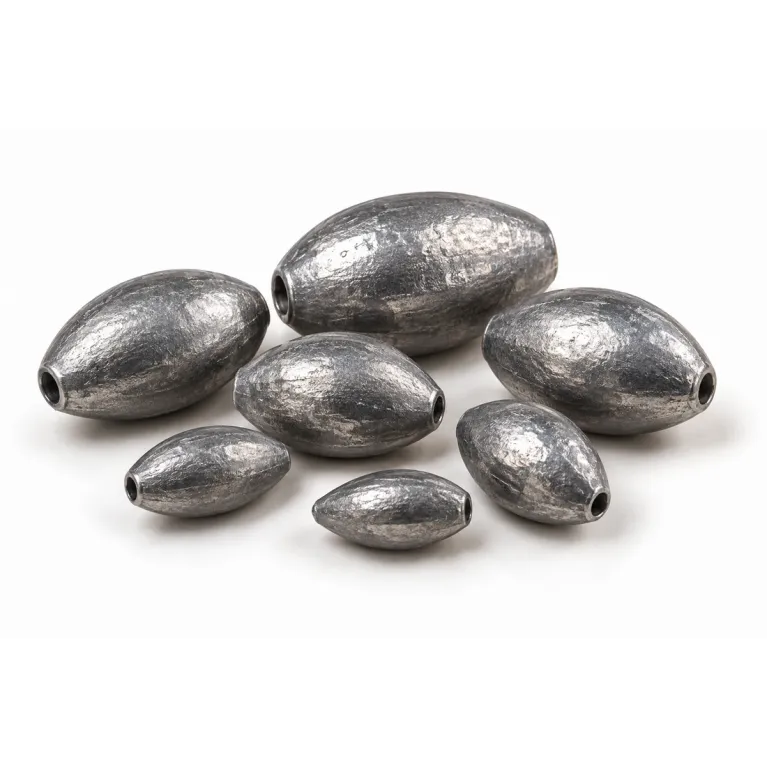 Delalande Plomb Olive Bombée Percée Brut – 2,5 à 40 g