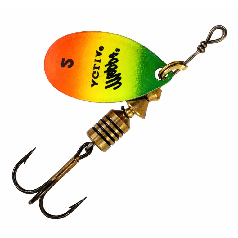 Mepps Aglia Or Tiger – Cuillers tournantes Fluo – Par 2