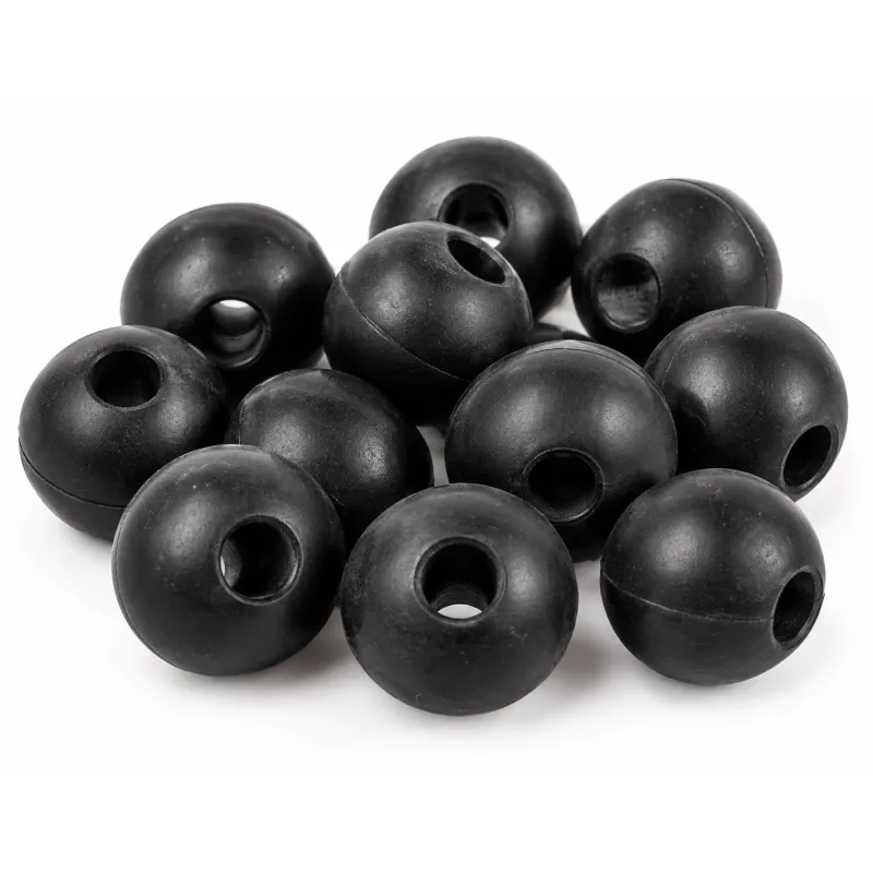 Black Cat Perles Molles Caoutchouc 10 mm – Protection des Nœuds – Par 10