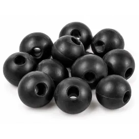 Black Cat Perles Molles Caoutchouc 10 mm – Protection des Nœuds – Par 10