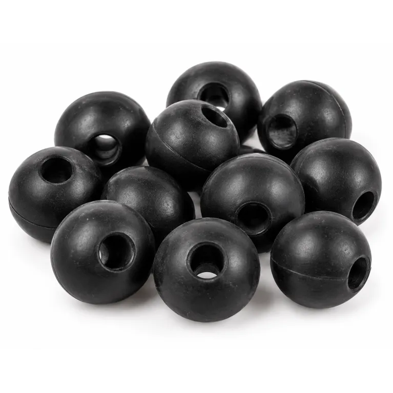 Black Cat Perles Molles Caoutchouc 10 mm – Protection des Nœuds – Par 10