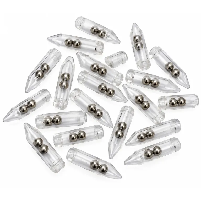 Rattles Uni Cat – Billes sonores pour leurres souples – 25 mm – Lot de 20