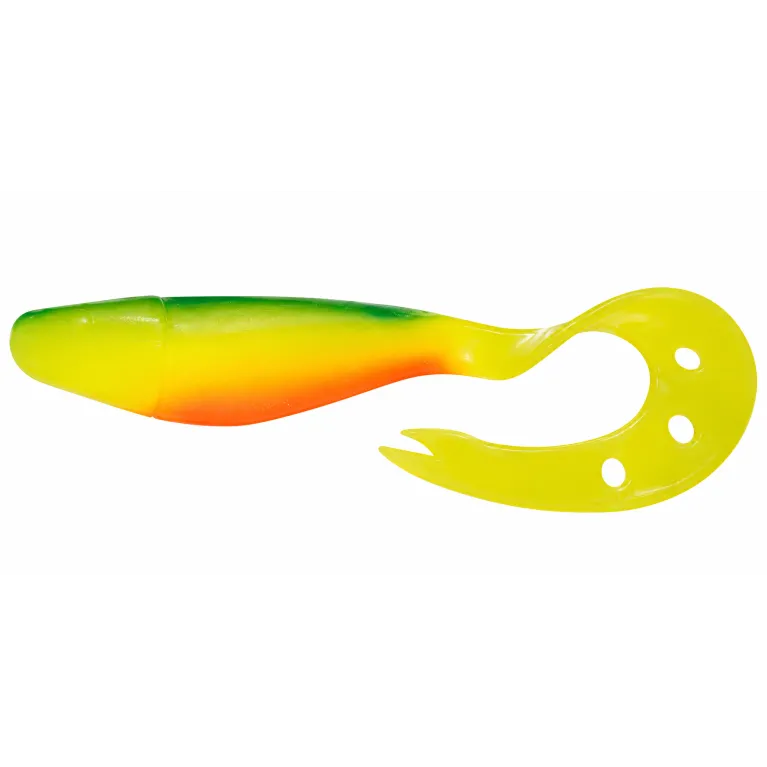 Delalande Sandra 9 cm – Leurre Souple Virgule pour Perche et Sandre