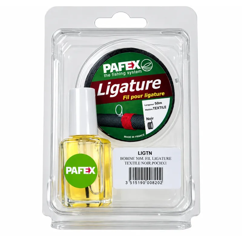KIT FIL LIGATURE PAFEX NOIR + VERNIS