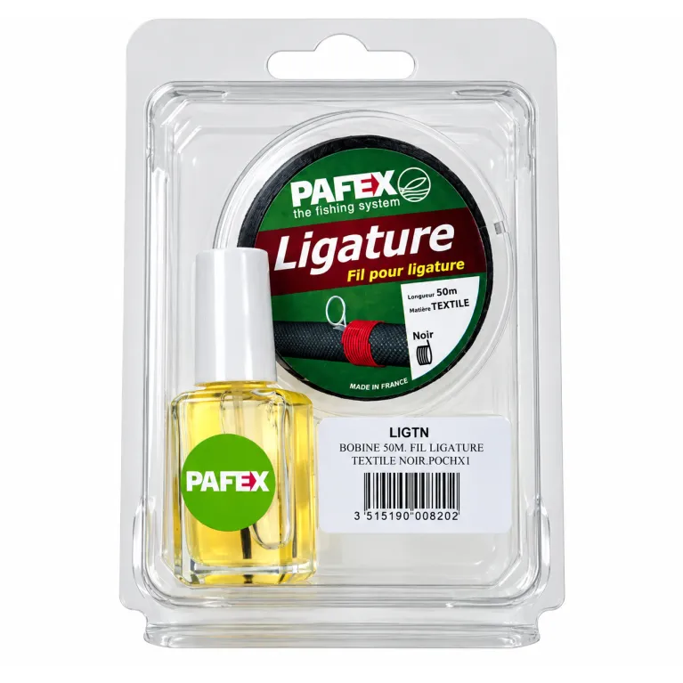 KIT FIL LIGATURE PAFEX NOIR + VERNIS