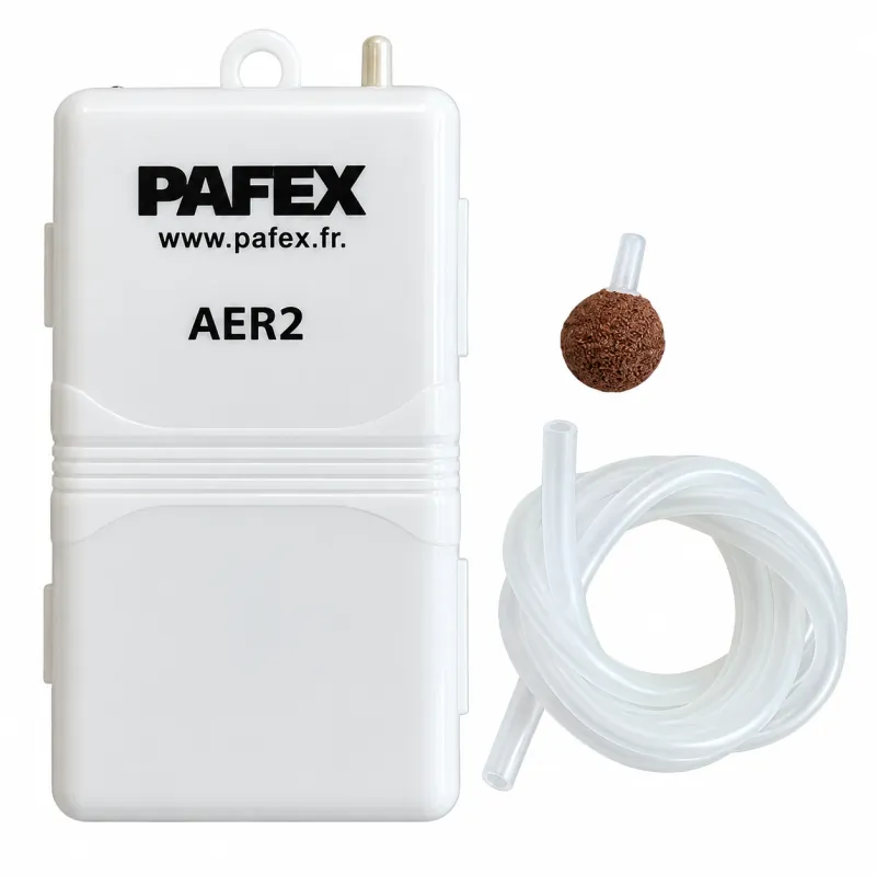 Aérateur Pafex à Piles – Pompe à Air pour Vifs avec Tuyau et Diffuseur