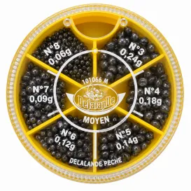 Boîte Distributrice de Plombs Delalande Moyen – 6 Cases N°3 à N°8