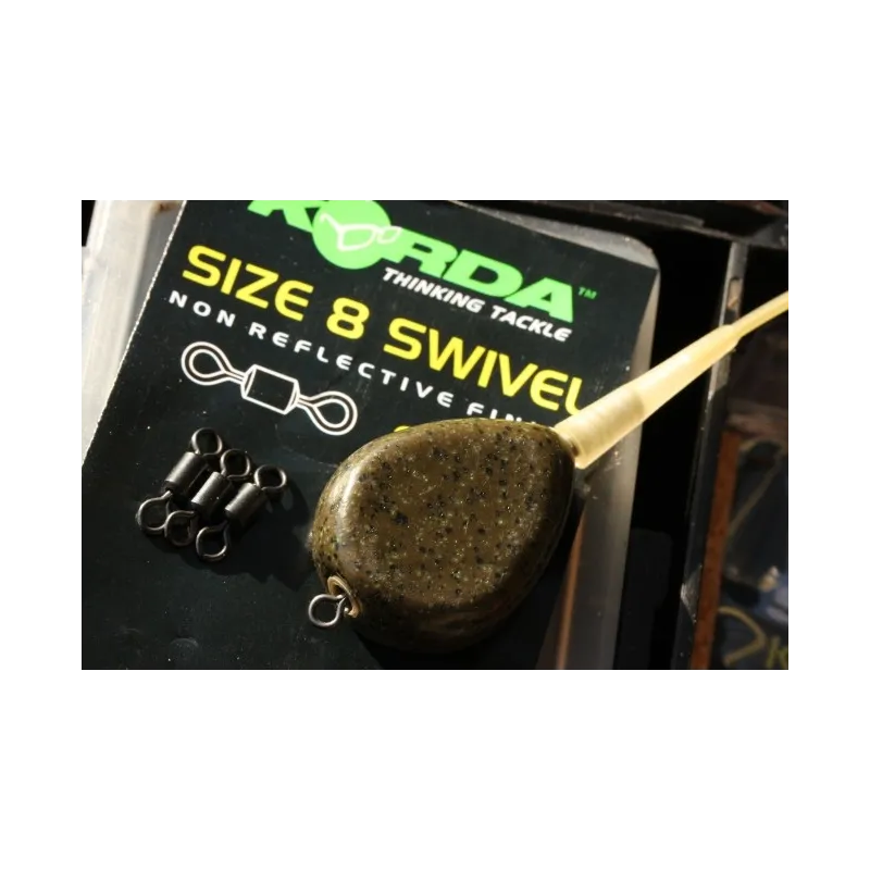 Korda Rolling Swivel N°8 – Émerillon à anneau