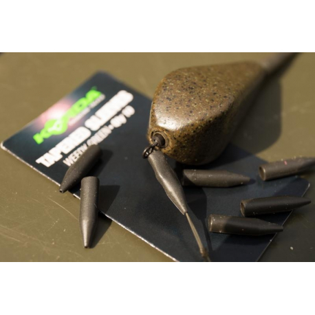 Korda Tapered Sleeve Weedy Green – Manchon silicone anti-emmêlement