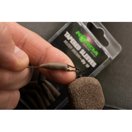 Korda Tapered Sleeve Weedy Green – Manchon silicone anti-emmêlement