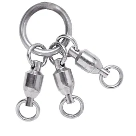 Black Cat HD 3 Way Swivel – Émerillon Triple Renforcé 100 kg – 80 mm