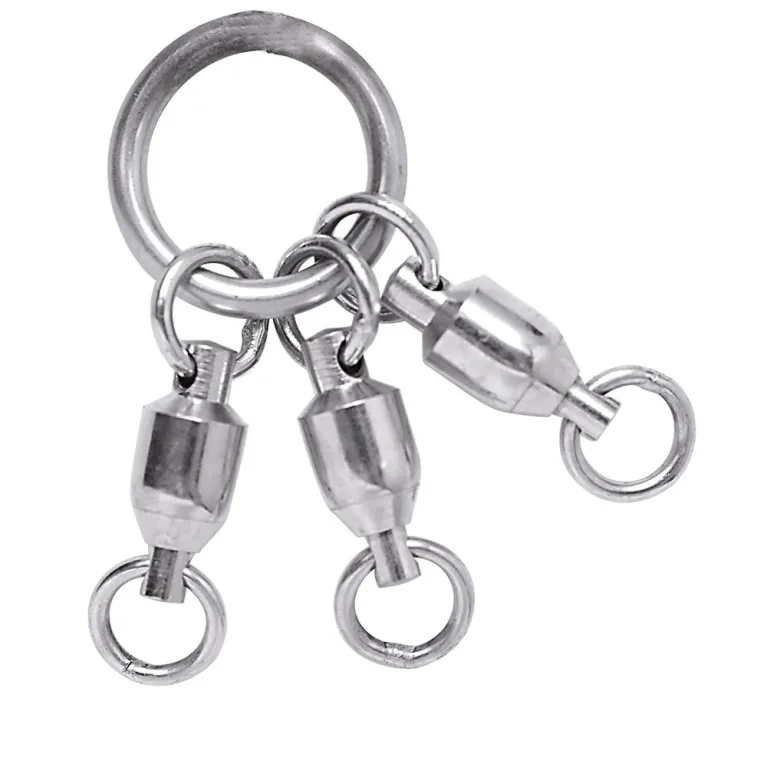 Black Cat HD 3 Way Swivel – Émerillon Triple Renforcé 100 kg – 80 mm