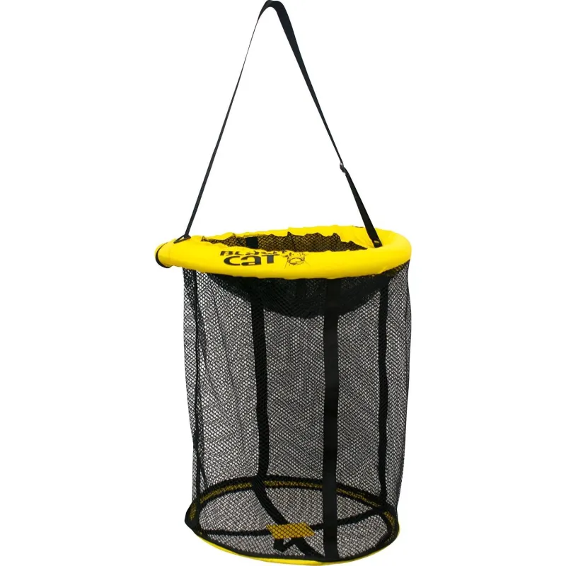 Black Cat Vivier Flottant pour Vifs – Diamètre 55 cm – Maille 8 x 2 mm