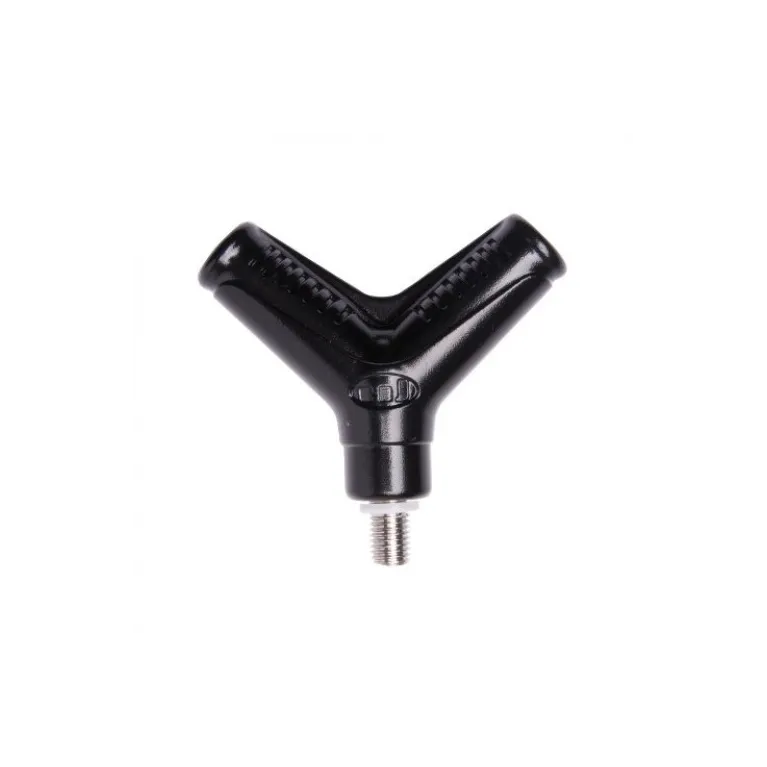 Carp Spirit Fourche d’Épuisette Carp Luxe – Fourche métal Gun Smoke