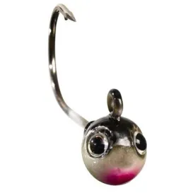Gunki G'Round Natural Black Silver – Tête Plombée Ronde – Sachet de 3