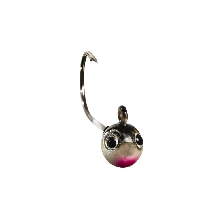 Gunki G'Round Natural Black Silver – Tête Plombée Ronde – Sachet de 3