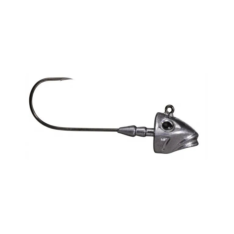 Gunki G'Fish Neutral H3/0 – Tête Plombée pour Leurres Souples – Sachet de 3