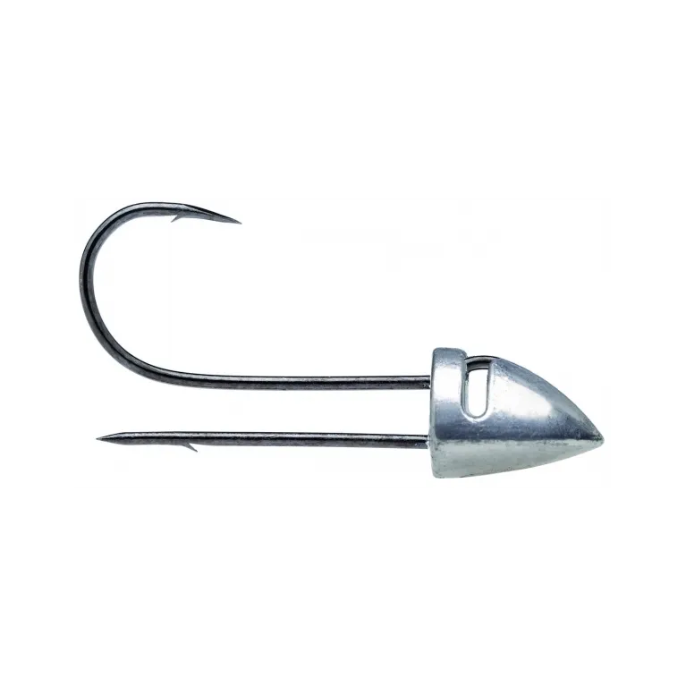 Illex Straight Jig Head Natural – Tête Plombée pour Leurres Souples
