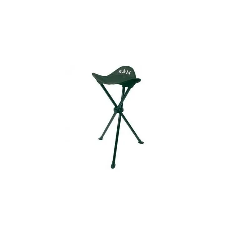 DAM Chaise Trépied Pliable 65 cm – Siège de Pêche Léger 1 kg