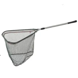 DAM Landing Net – Épuisette télescopique à filet caoutchouté