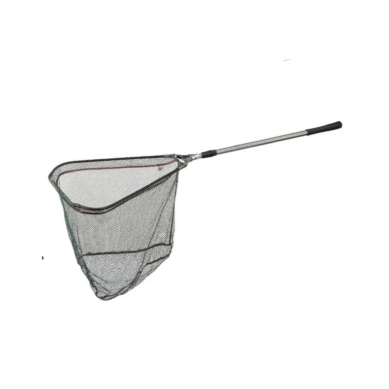 DAM Landing Net – Épuisette télescopique à filet caoutchouté