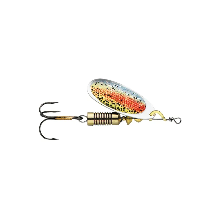 DAM Effzett Nature Truite Arc-en-Ciel – Cuiller Tournante – 3 à 6 g