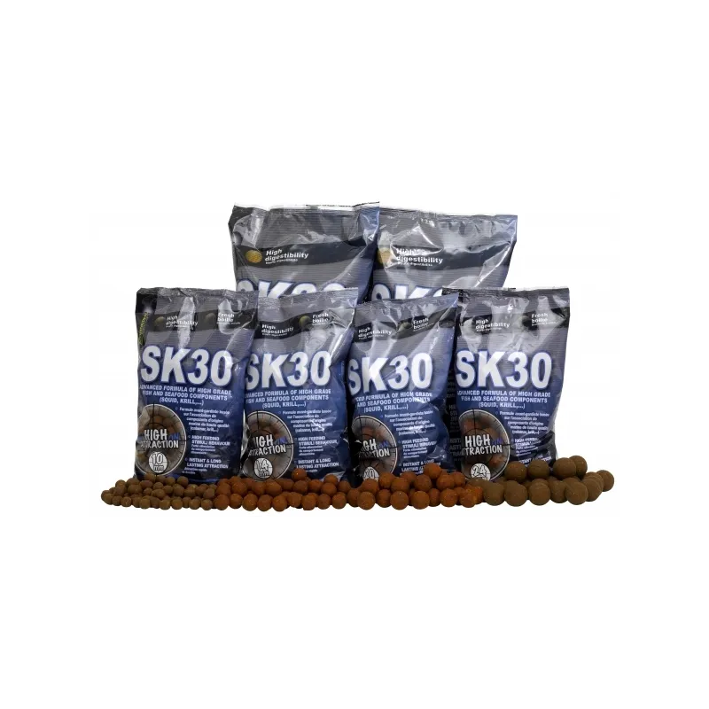 Starbaits SK30 20 mm – Bouillettes Carnées 800 g