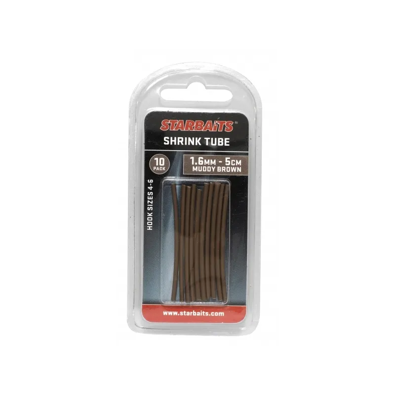 Starbaits Shrink Tube – Gaine Thermorétractable Muddy Brown