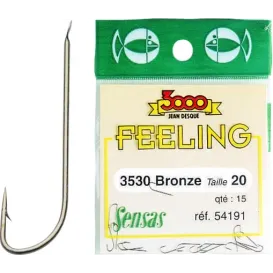 Sensas Hameçon Simple 36530 Bronze – Pêche au coup